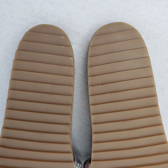 Coconuts By Matisse Multi Color Snake Print Leather Slides Sandels Sz 9 - Picture 11 of 12